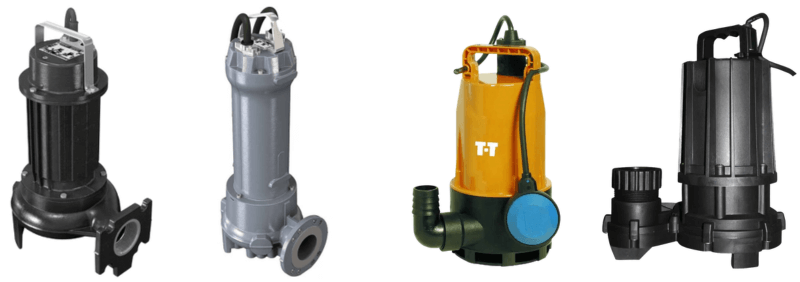 Can sewage pumps be used as sump pumps?