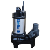 Stainless steel submersible pump.